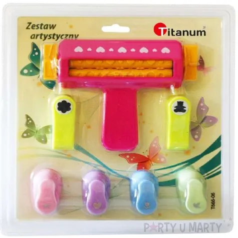 nozyczki dziurkacz wytlaczarki karbownica artystyczny mix titanum