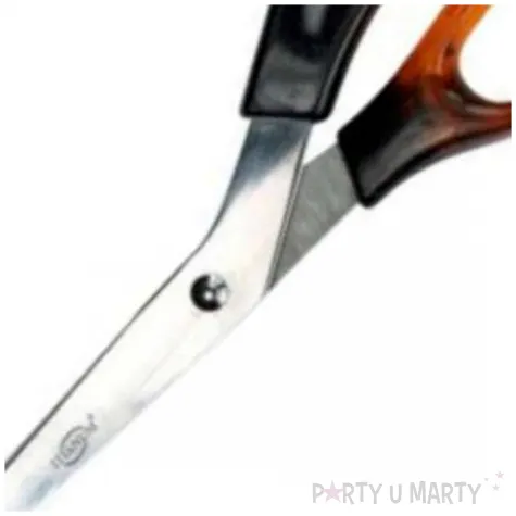 nozyczki ergonomiczne brazowe titanum 25 5 cm