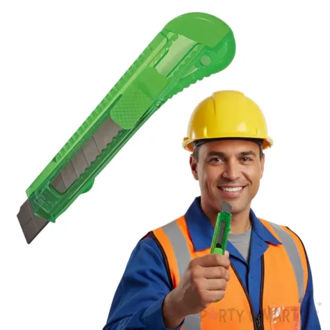 nozyk budowlany noz do tapet wysuwany zielony 15 cm