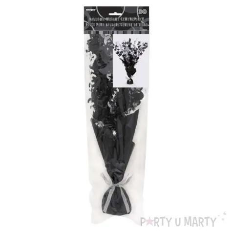 obciaznik do balonow bukiet 30 urodziny czarno srebrny 170 g