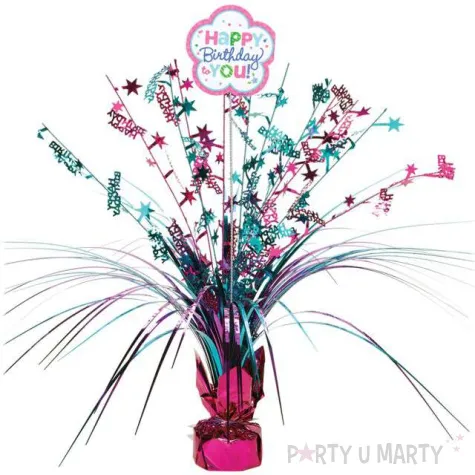 obciaznik do balonow bukiet happy birthday amscan