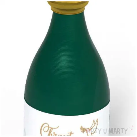 obciaznik do balonow butelka szampana chrzest eukaliptus beauty 120g