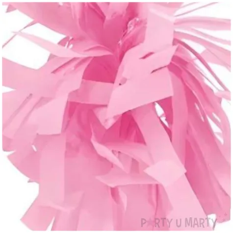 obciaznik do balonow ciezarek foliowy dekoracja na urodziny rozowy jasny pastelowy 130 g 4 szt