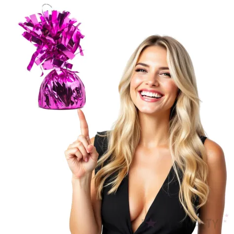 obciaznik do balonow classic rozowy ciemny partypal 145 g