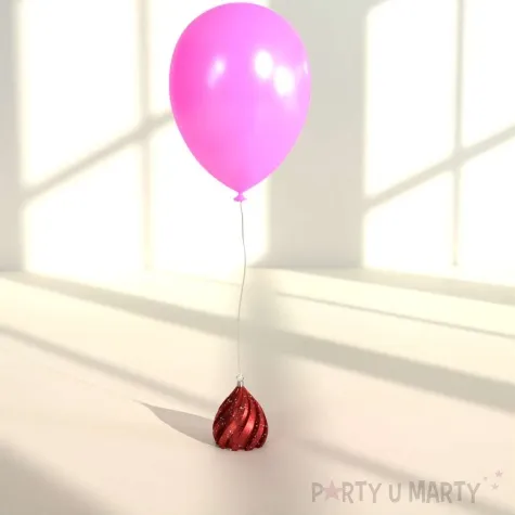 obciaznik do balonow crazy brokat czerwony 70g