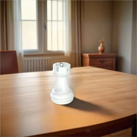 obciaznik do balonow figura szachowa wieza bialy 100g