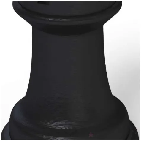 obciaznik do balonow figura szachowa wieza czarny 100g