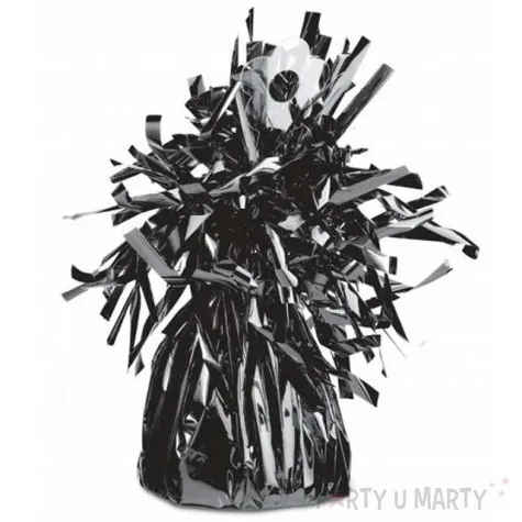 obciaznik do balonow foliowy czarny qualatex