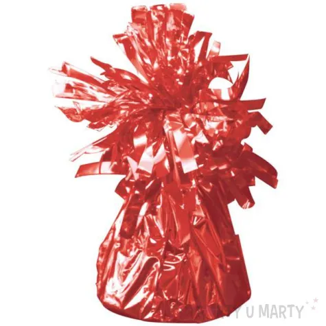 obciaznik do balonow foliowy czerwony folat