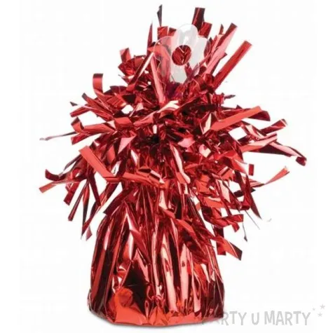 obciaznik do balonow foliowy czerwony qualatex