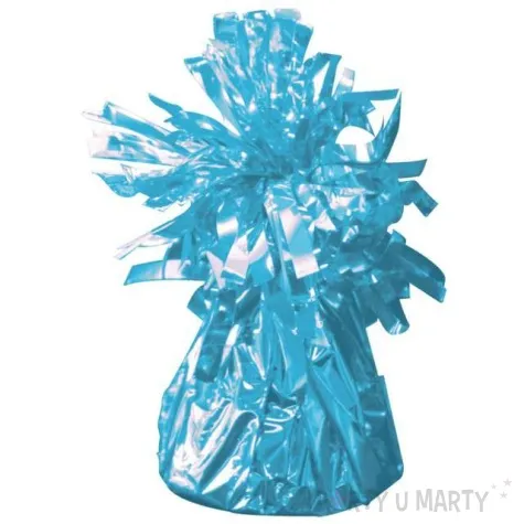 obciaznik do balonow foliowy niebieski folat