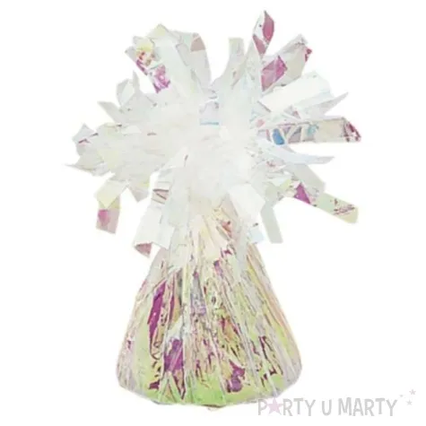 obciaznik do balonow foliowy perlowy amscan