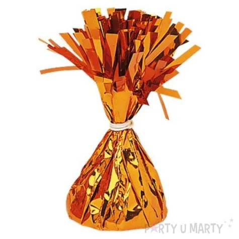 obciaznik do balonow foliowy pomaranczowy amscan