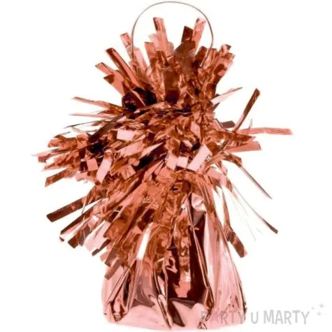 obciaznik do balonow foliowy rozowe zloto godan 145g