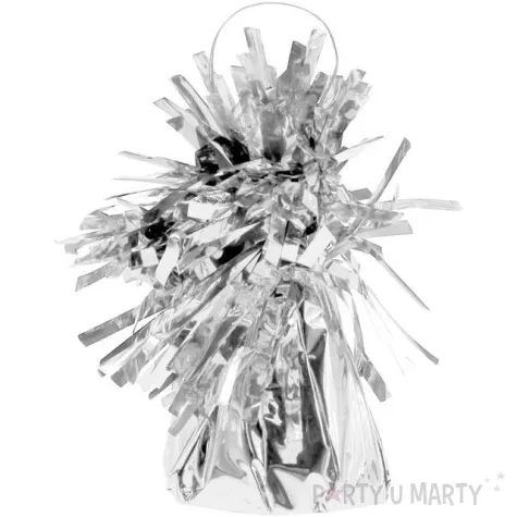 obciaznik do balonow foliowy srebrny godan 145g