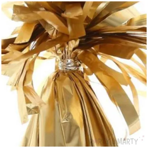 obciaznik do balonow foliowy szampanski zloty godan 145 g