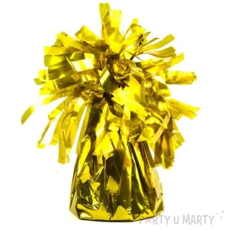 obciaznik do balonow foliowy zloty partydeco 4 szt