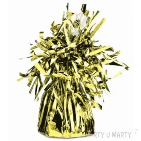 obciaznik do balonow foliowy zloty qualatex