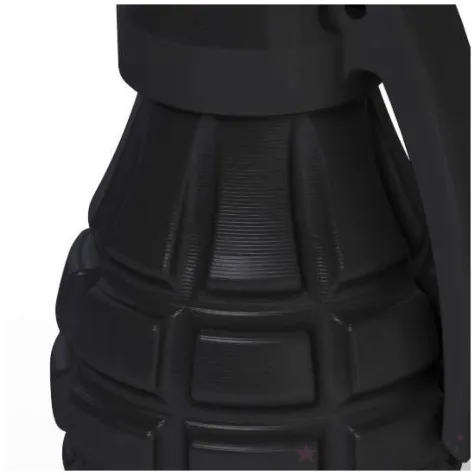 obciaznik do balonow granat z odkrecanym haczykiem czarny