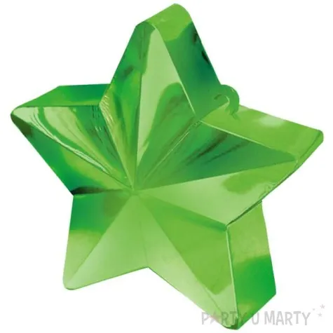 obciaznik do balonow gwiazda zielona jasna 170 g