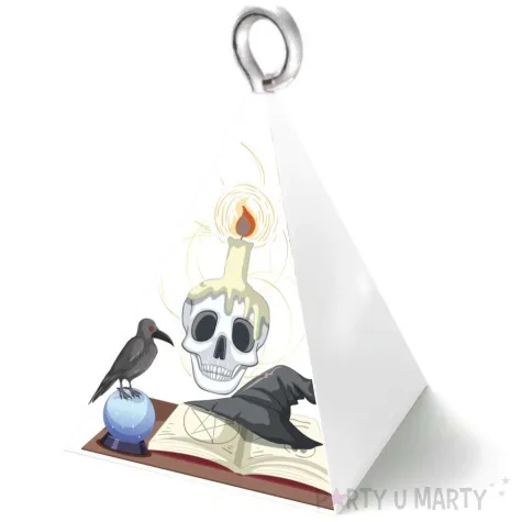 obciaznik do balonow halloween czaszka bialy 65 g