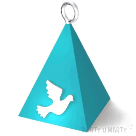 obciaznik do balonow komunia sw piramidka lux golab blekitny 65g