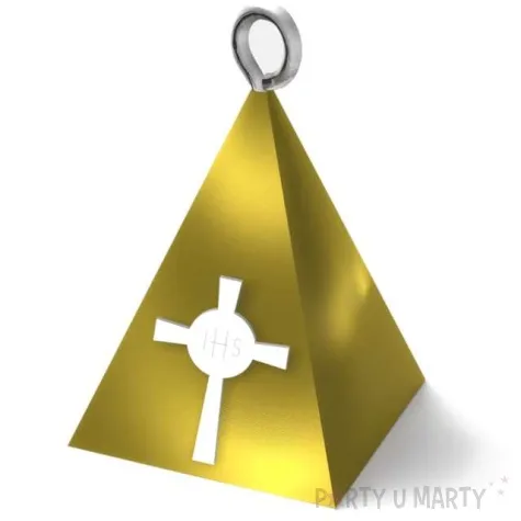 obciaznik do balonow komunia sw piramidka lux hostia zloty 65g
