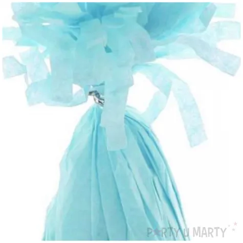 obciaznik do balonow papierowy blekitny godan 145g