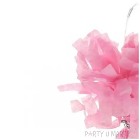 obciaznik do balonow papierowy rozowy jasny godan 145g