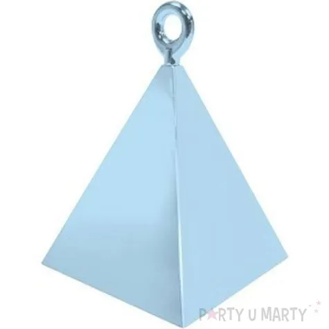 obciaznik do balonow piramida blekitny qualatex