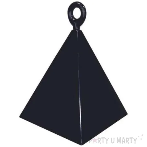obciaznik do balonow piramida czarny qualatex 120 g
