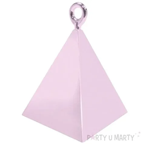 obciaznik do balonow piramida qualatex rozowy jasny