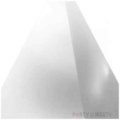 obciaznik do balonow piramidka bialy metalic 65g