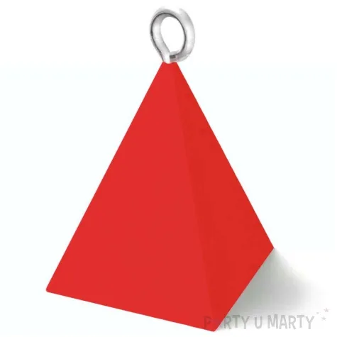 obciaznik do balonow piramidka czerwony 65g