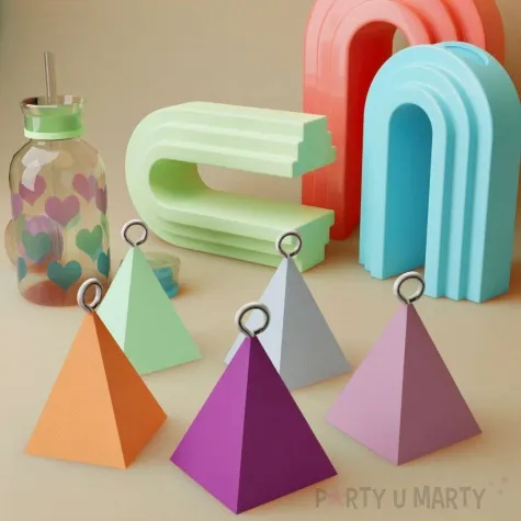 obciaznik do balonow piramidka fioletowy 65g