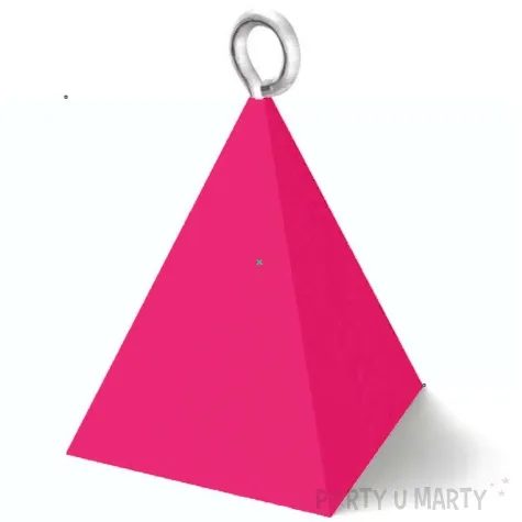 obciaznik do balonow piramidka fuksja 65g