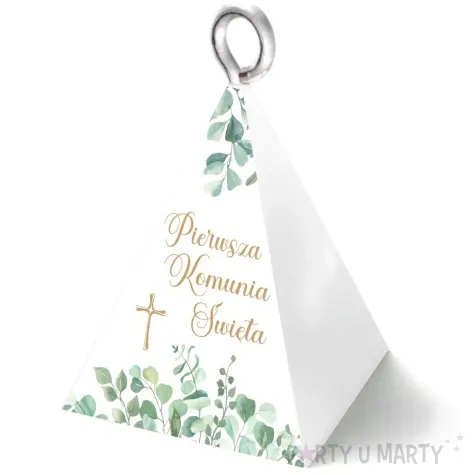 obciaznik do balonow piramidka komunia eukaliptus 65 g