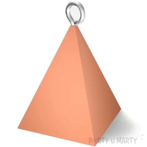 obciaznik do balonow piramidka pastel brzoskwiniowy 65g