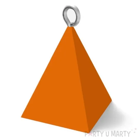 obciaznik do balonow piramidka pomaranczowy 65g