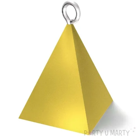 obciaznik do balonow piramidka zloty 65g