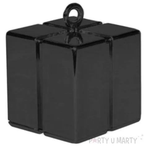 obciaznik do balonow prezent czarny