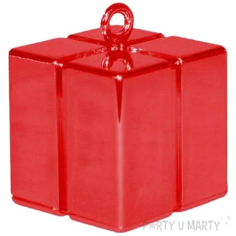 obciaznik do balonow prezent czerwony godan 120 g