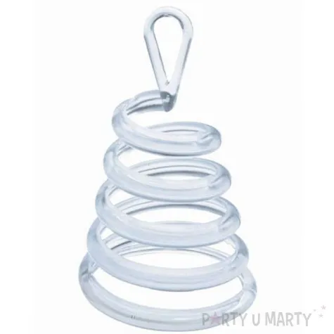 obciaznik do balonow sprezyna transparentny