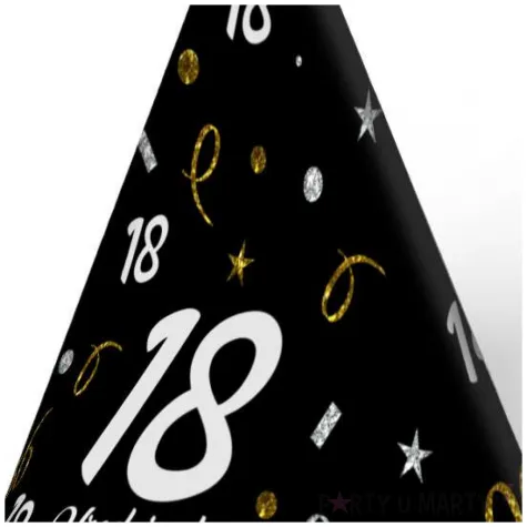 obciaznik do balonow stozek 18 urodziny glamour birthday 90g