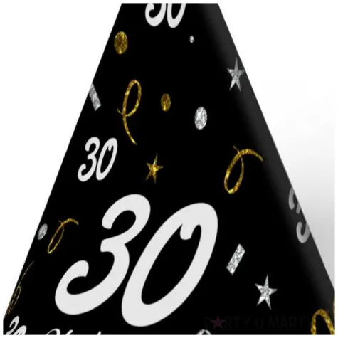 obciaznik do balonow stozek 30 urodziny glamour birthday 90g