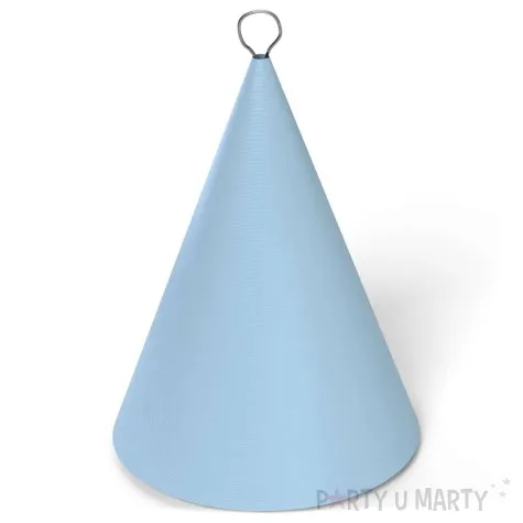 obciaznik do balonow stozek blekitny 90 g