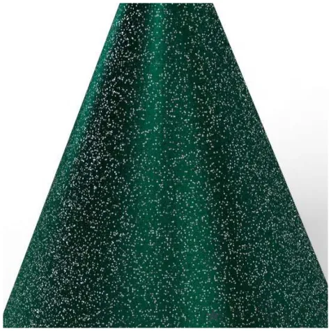 obciaznik do balonow stozek zielony brokat 90 g