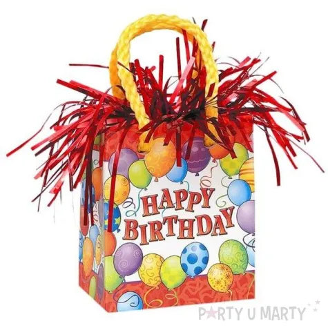 obciaznik do balonow torebka happy birthday unique