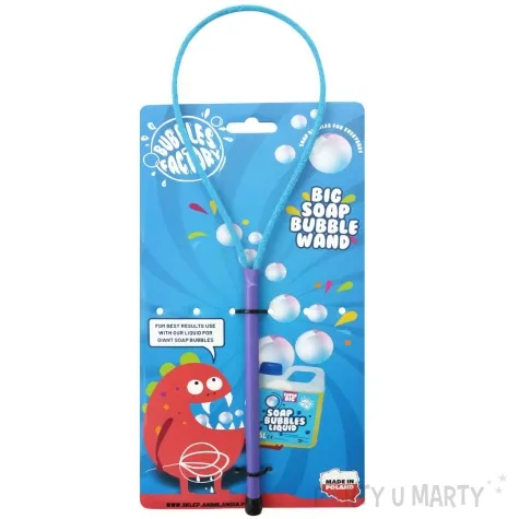 obrecz do baniek mydlanych kropelka niebieski slupskie banki mydlane 38 cm