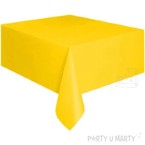 obrus foliowy amscan zolty 137x274 cm